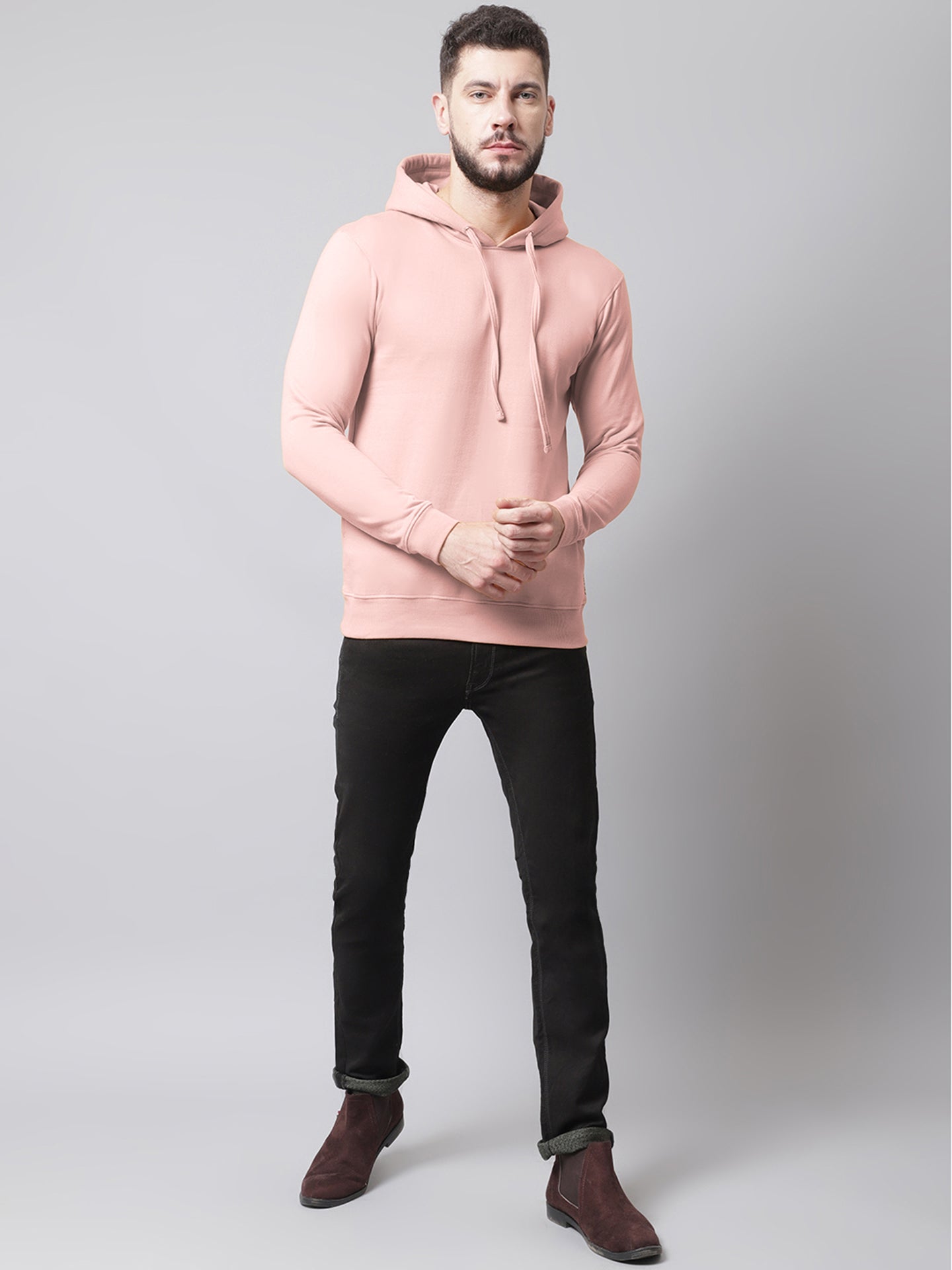 Men's Full Sleeves Casual Hoody T-shirt - Friskers