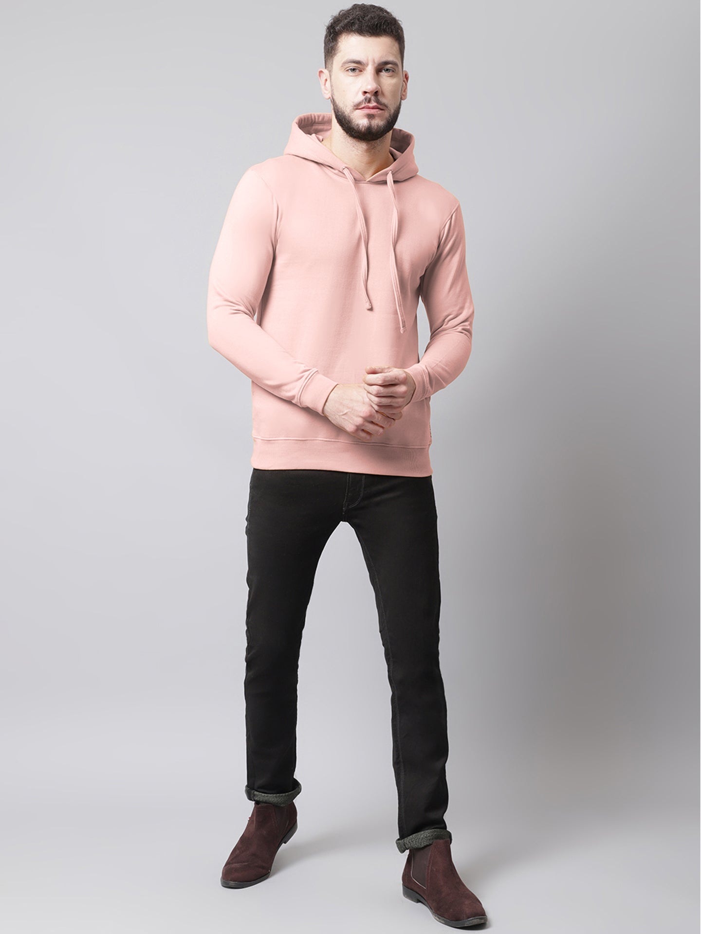 Men's Full Sleeves Casual Hoody T-shirt - Friskers