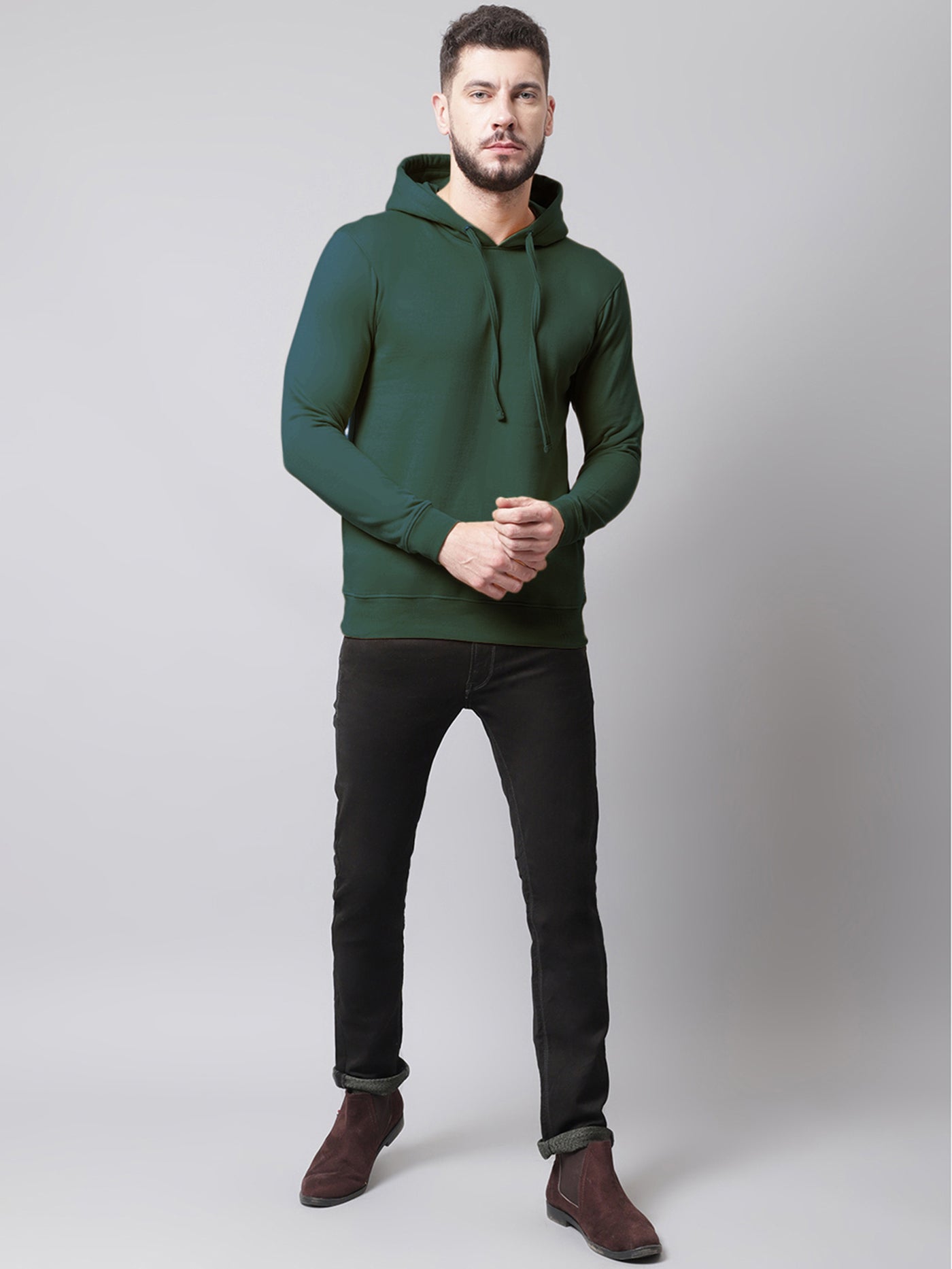 Men's Full Sleeves Casual Hoody T-shirt - Friskers