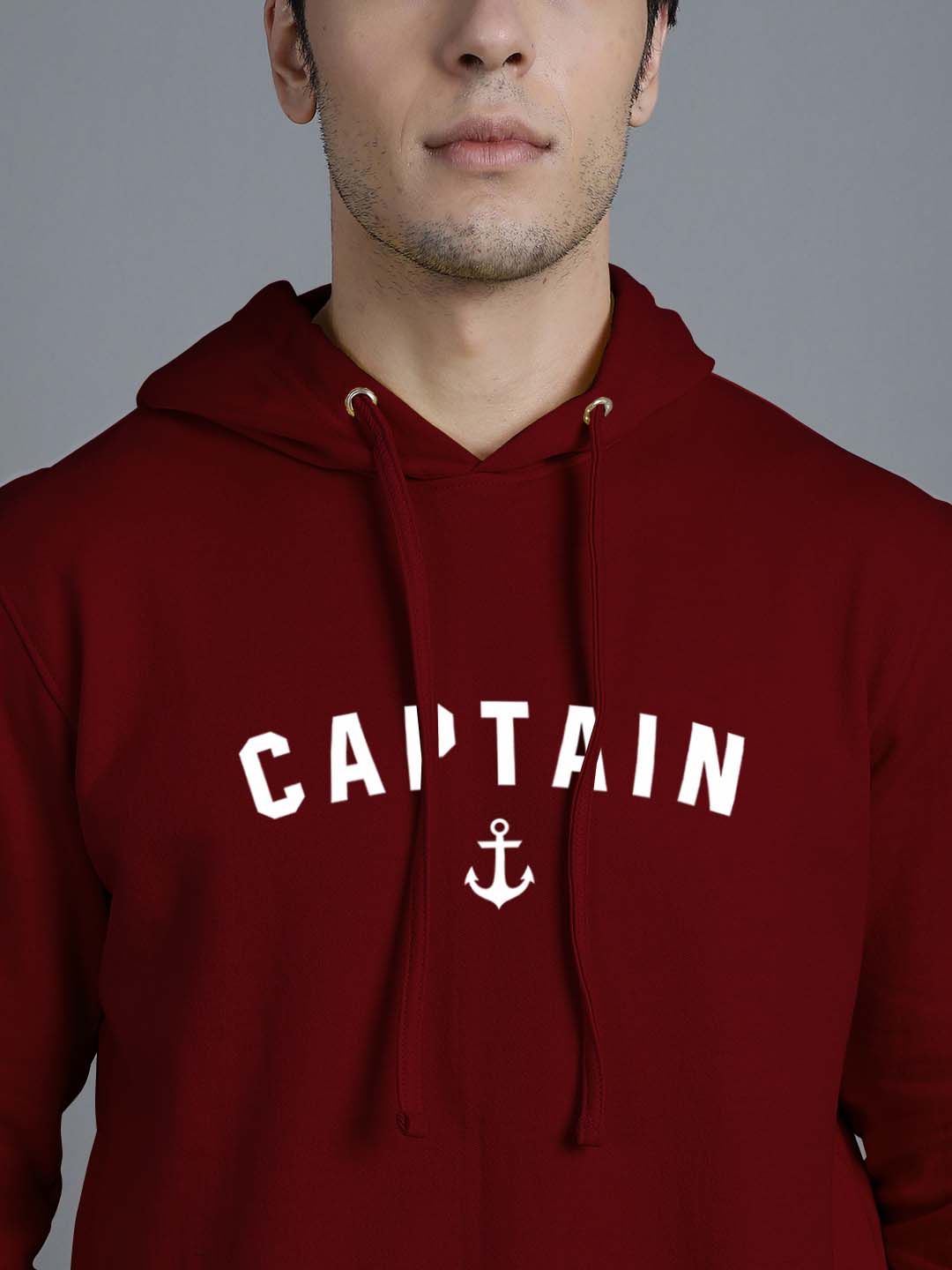 Men's Captain Full Sleeves Hoody T-Shirt - Friskers
