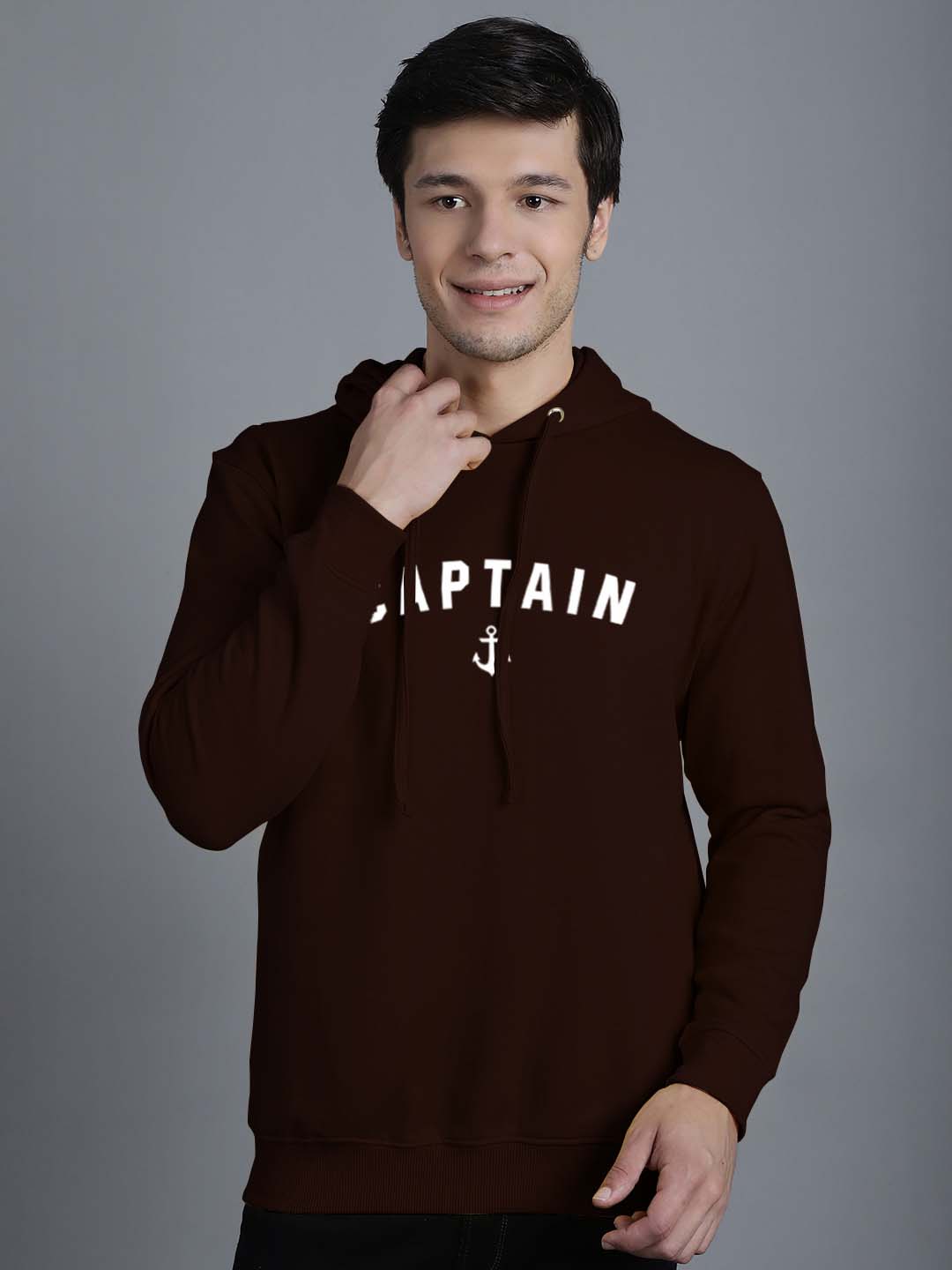 Men's Captain Full Sleeves Hoody T-Shirt - Friskers