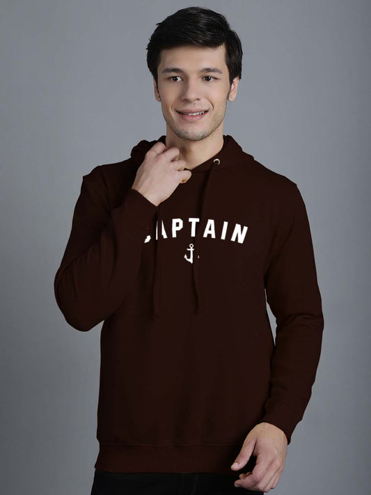 Men's Captain Full Sleeves Hoody T-Shirt - Friskers