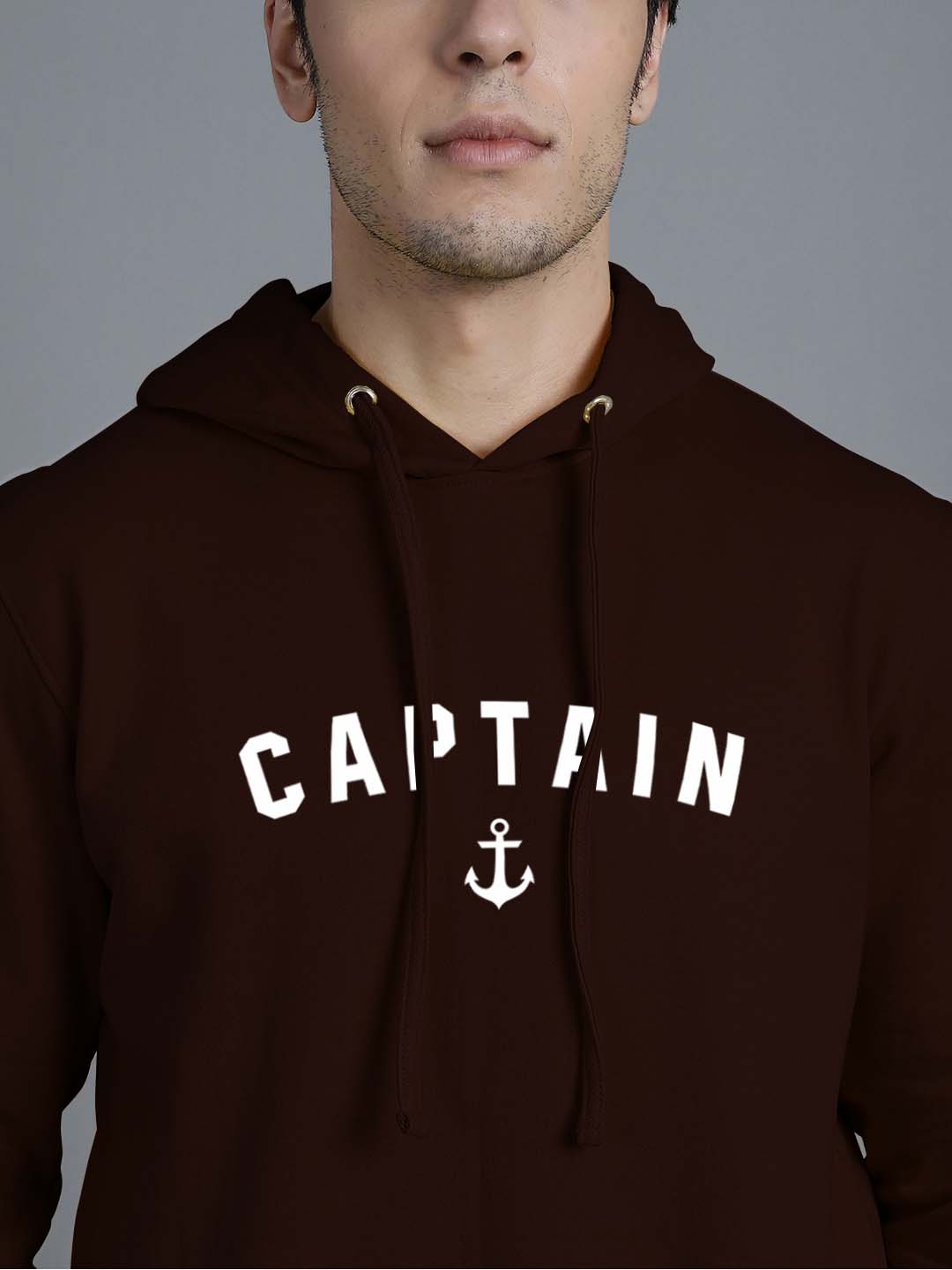 Men's Captain Full Sleeves Hoody T-Shirt - Friskers