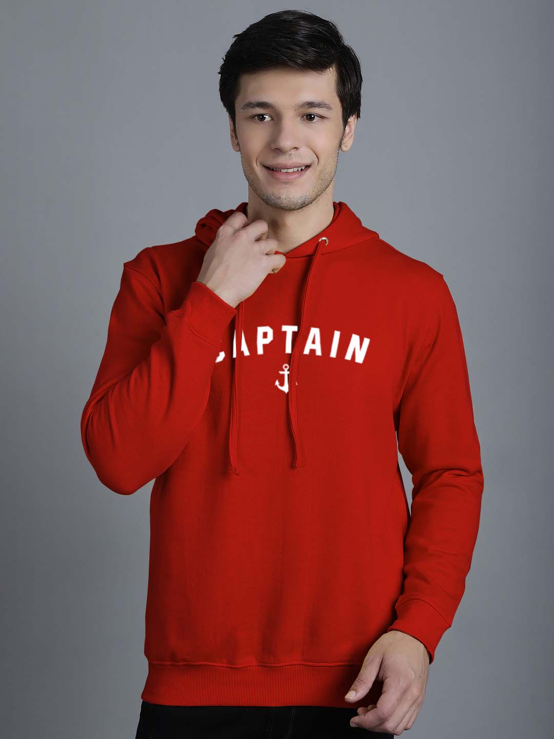 Men's Captain Full Sleeves Hoody T-Shirt - Friskers