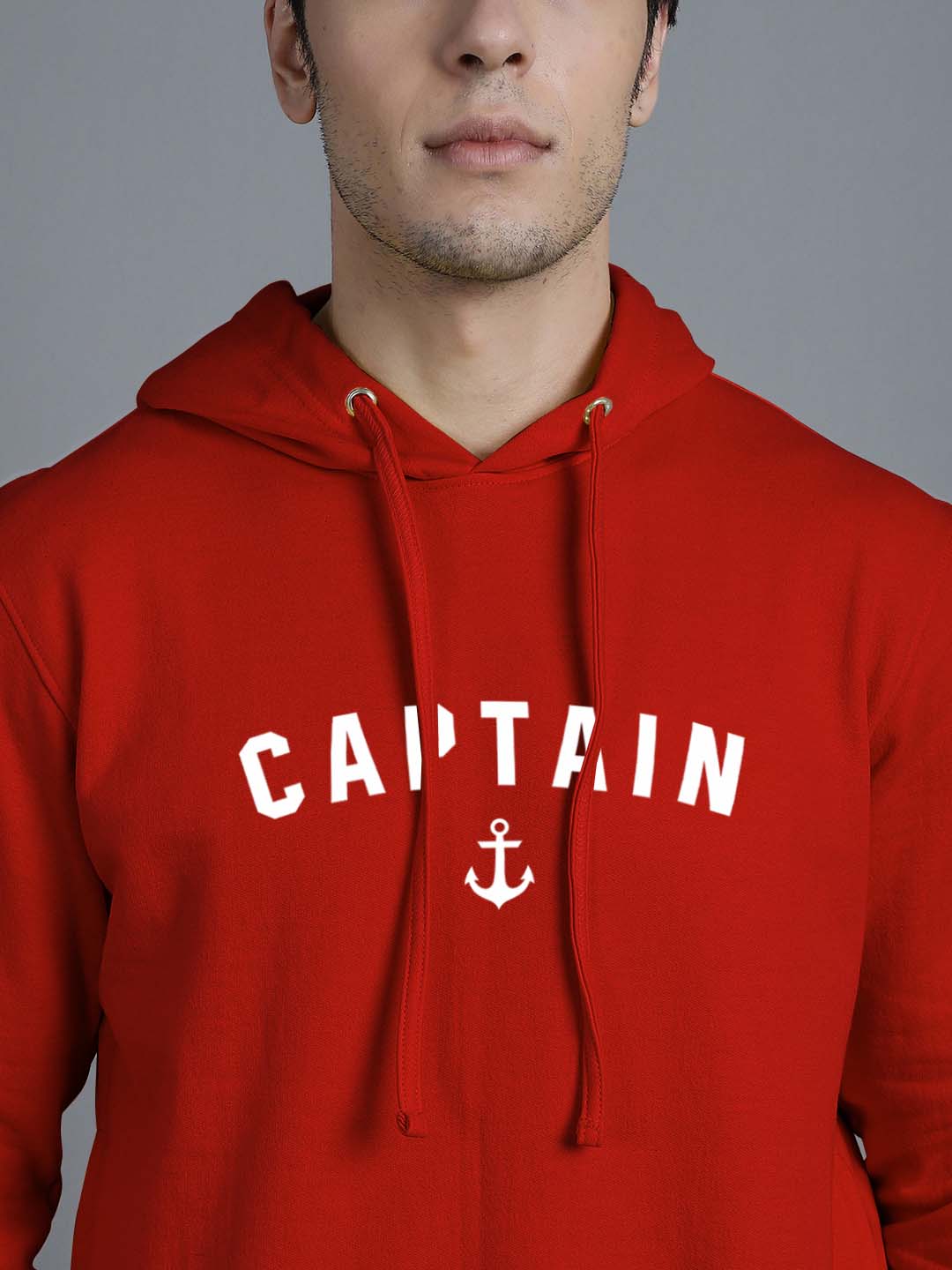 Men's Captain Full Sleeves Hoody T-Shirt - Friskers