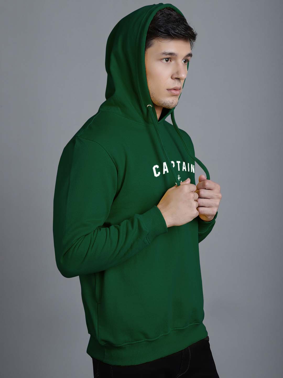 Men's Captain Full Sleeves Hoody T-Shirt - Friskers