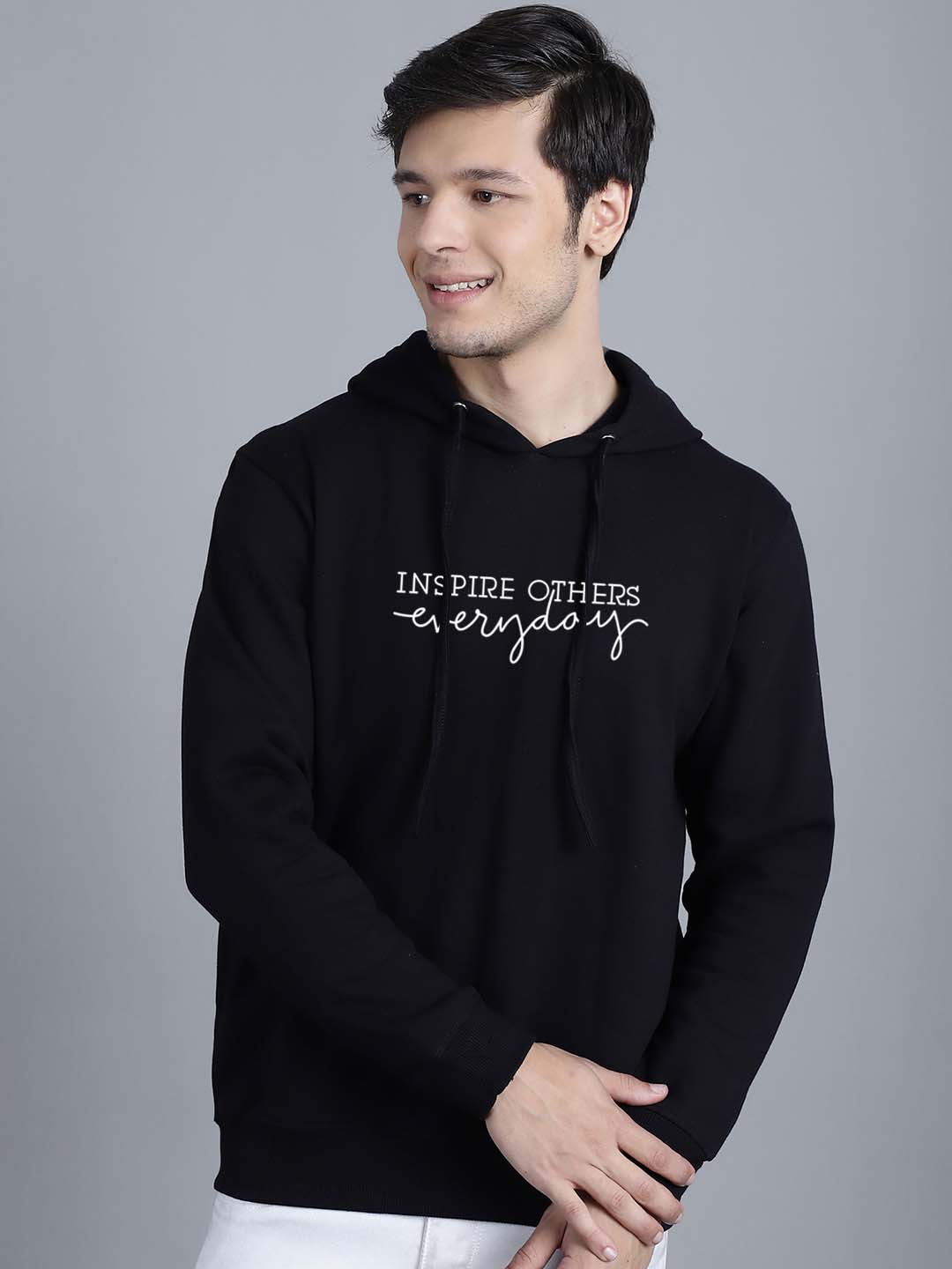 Men's Inspire Others Everyday Full Sleeves Hoody T-Shirt - Friskers
