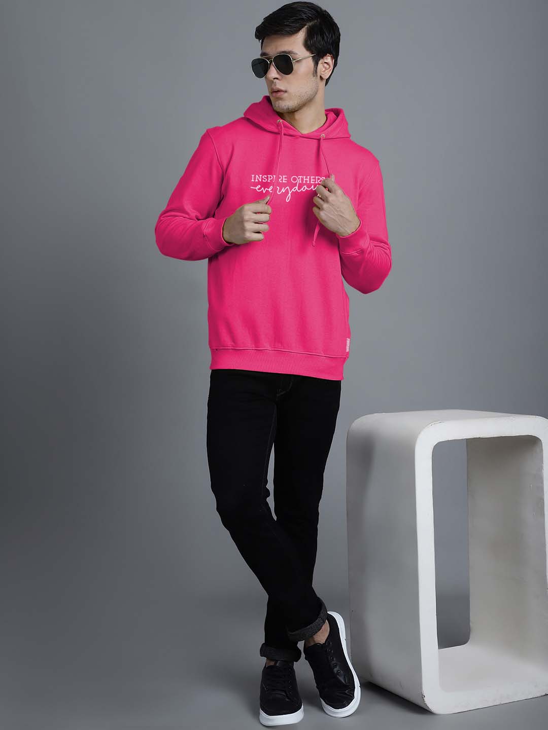 Men's Inspire Others Everyday Full Sleeves Hoody T-Shirt - Friskers