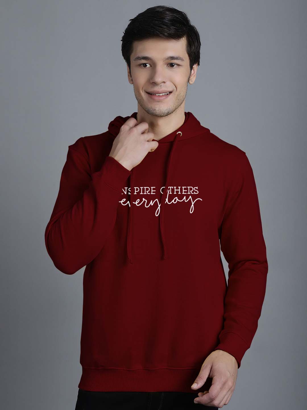 Men's Inspire Others Everyday Full Sleeves Hoody T-Shirt - Friskers