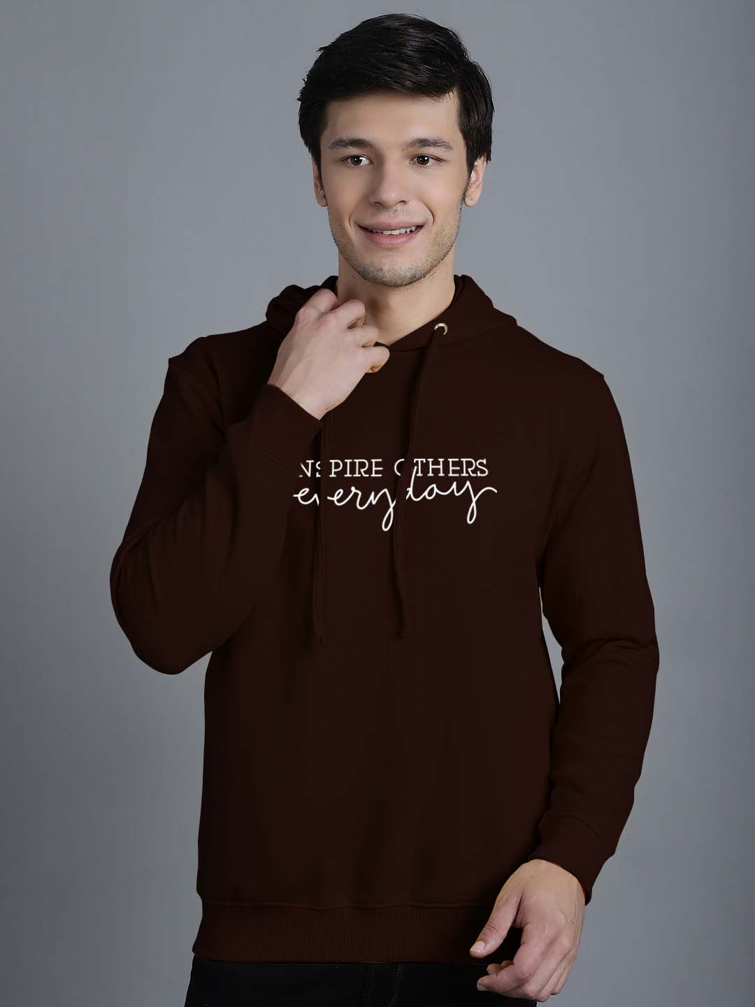 Men's Inspire Others Everyday Full Sleeves Hoody T-Shirt - Friskers