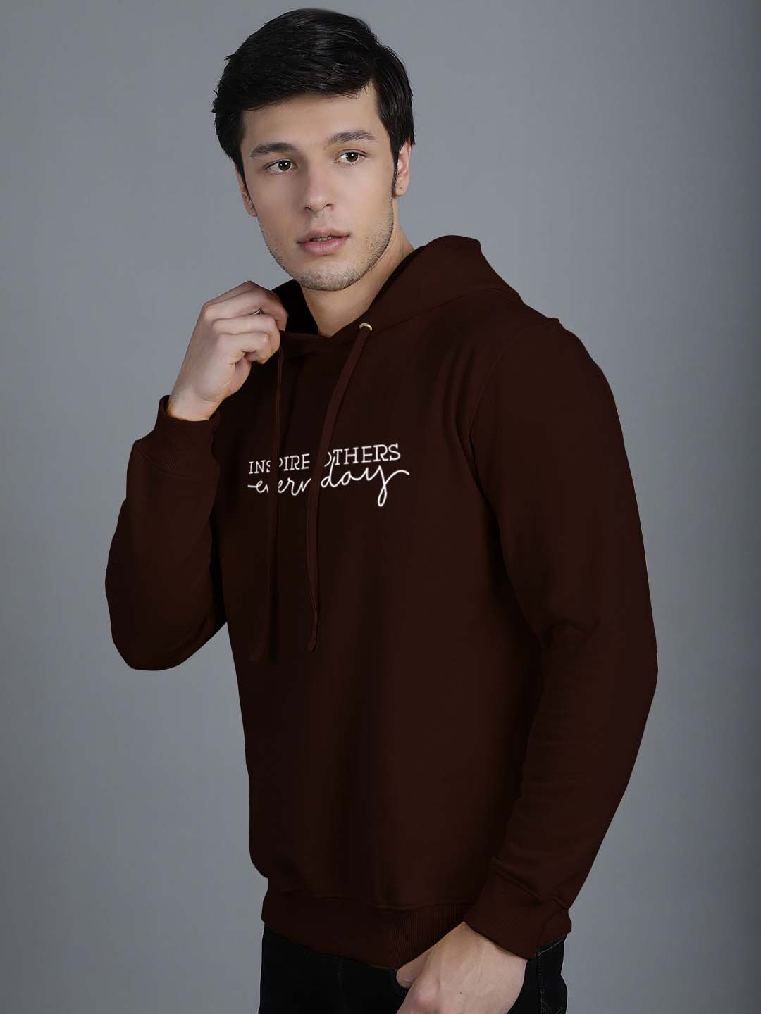 Men's Inspire Others Everyday Full Sleeves Hoody T-Shirt - Friskers