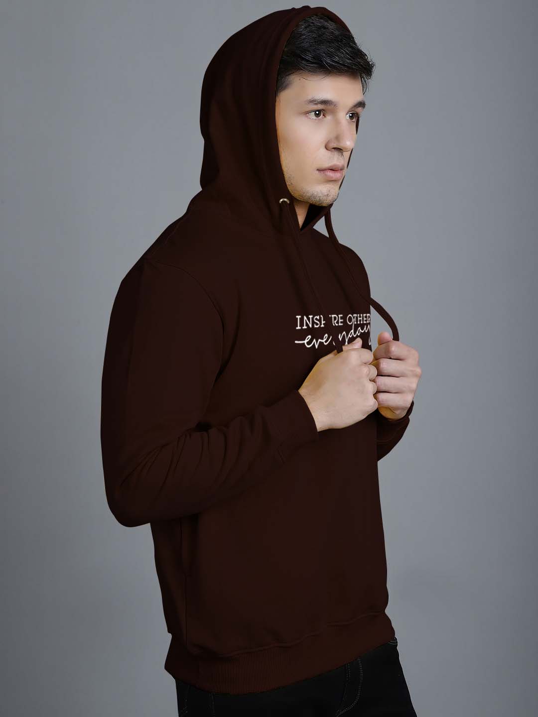 Men's Inspire Others Everyday Full Sleeves Hoody T-Shirt - Friskers