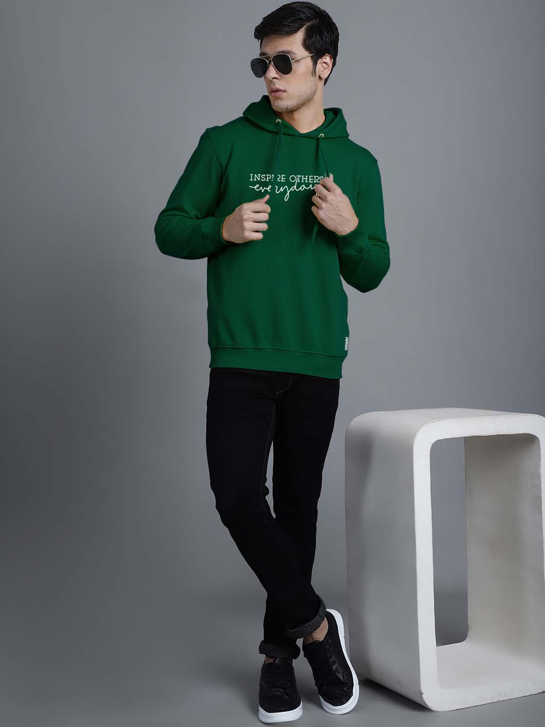 Men's Inspire Others Everyday Full Sleeves Hoody T-Shirt - Friskers