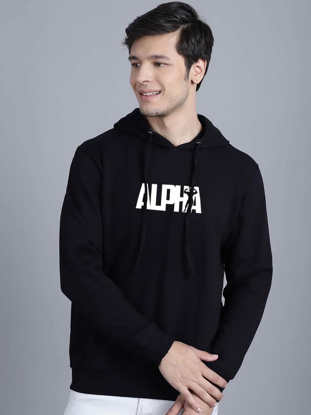 Men's Alpha Full Sleeves Hoody T-Shirt - Friskers