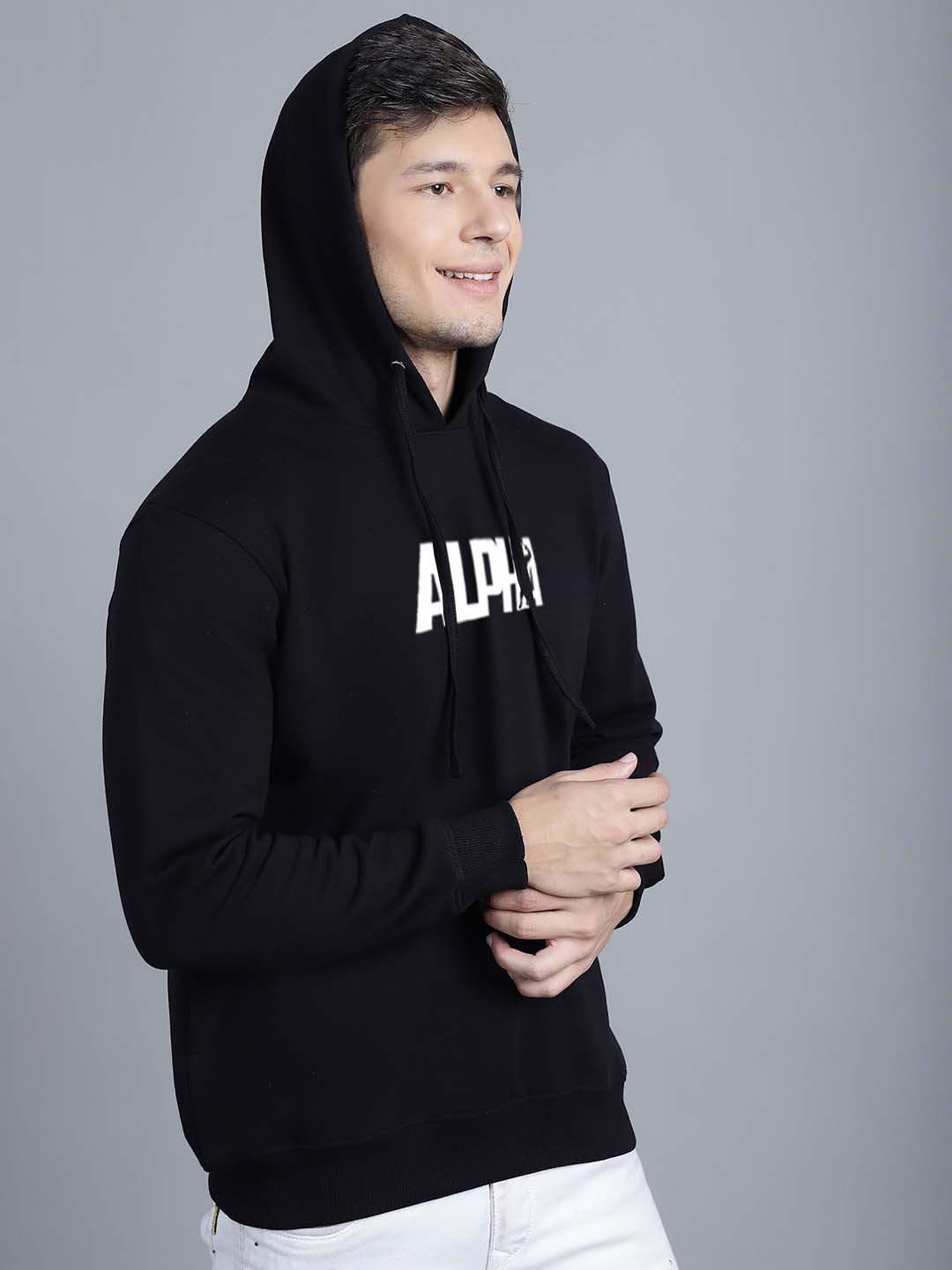 Men's Alpha Full Sleeves Hoody T-Shirt - Friskers