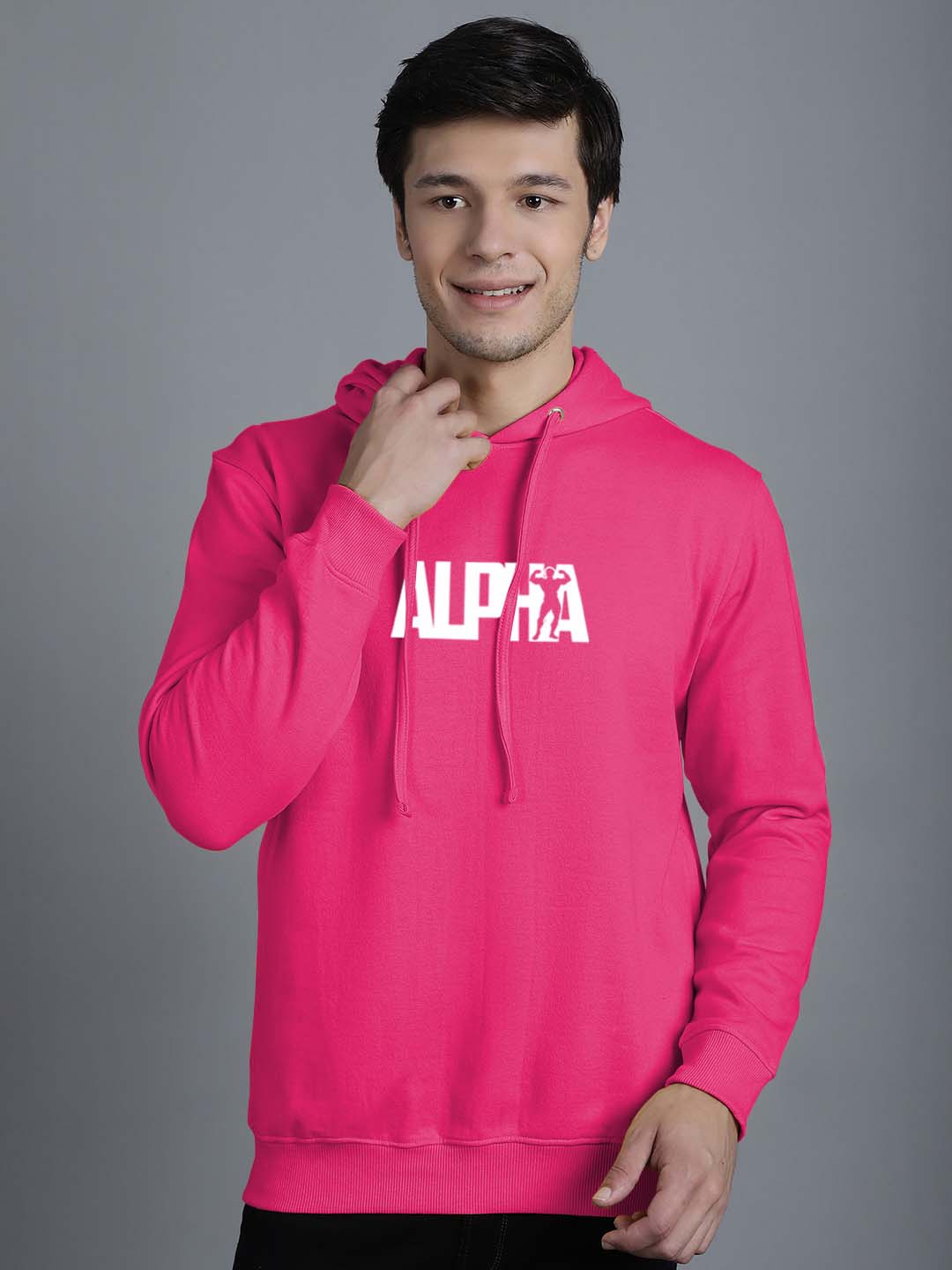 Men's Alpha Full Sleeves Hoody T-Shirt - Friskers