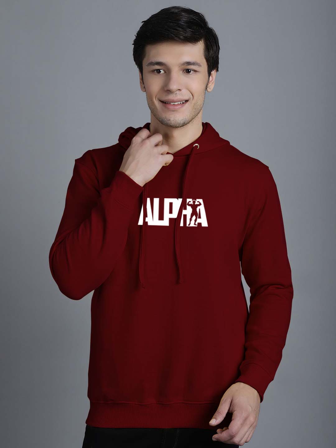 Men's Alpha Full Sleeves Hoody T-Shirt - Friskers