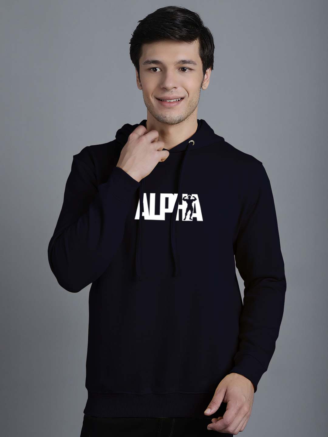 Men's Alpha Full Sleeves Hoody T-Shirt - Friskers