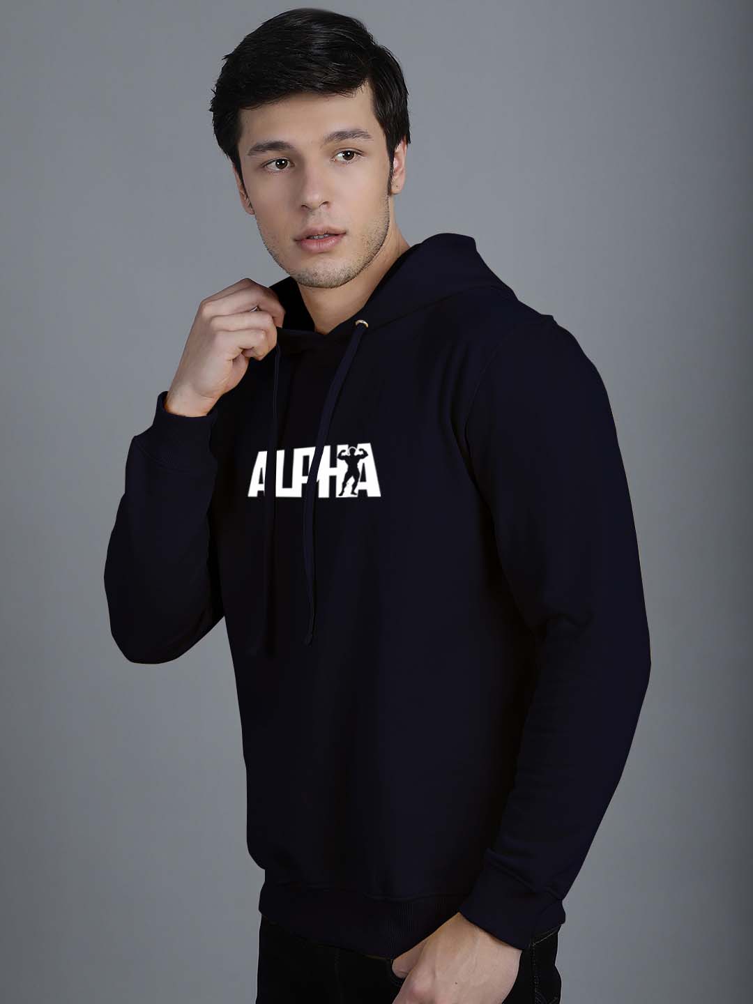 Men's Alpha Full Sleeves Hoody T-Shirt - Friskers