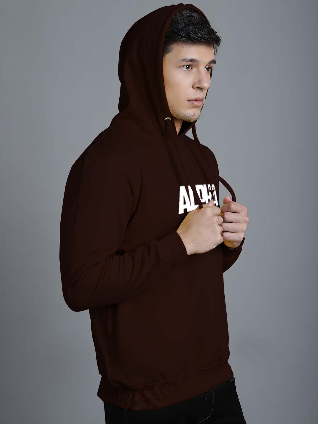 Men's Alpha Full Sleeves Hoody T-Shirt - Friskers