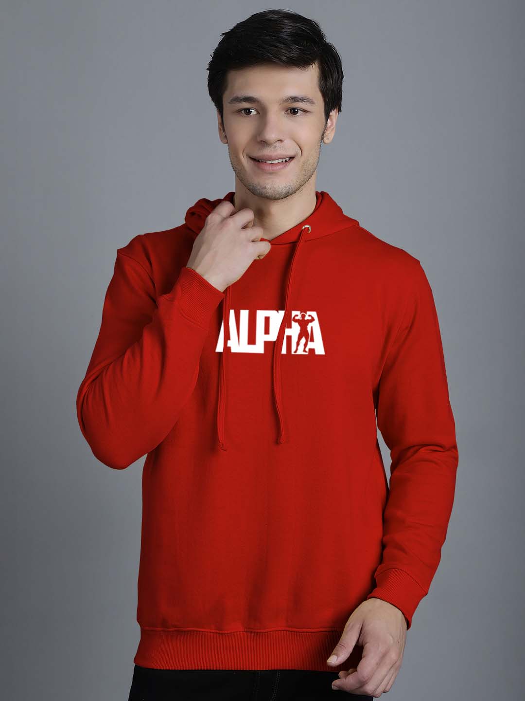 Men's Alpha Full Sleeves Hoody T-Shirt - Friskers