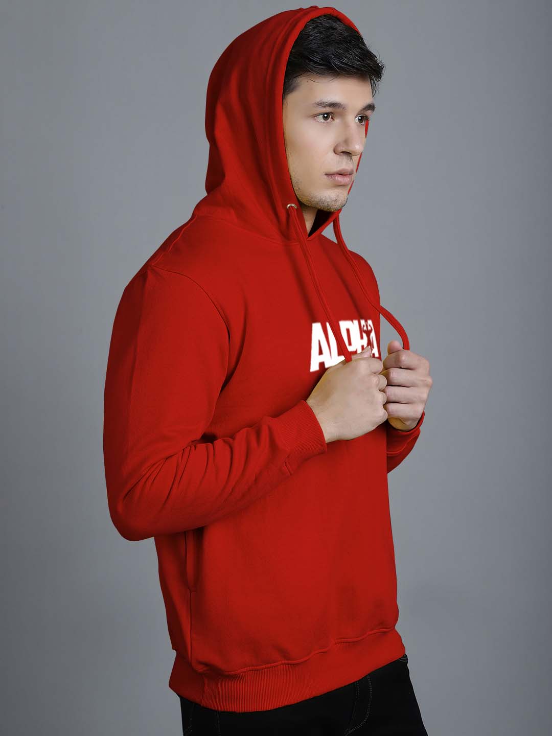 Men's Alpha Full Sleeves Hoody T-Shirt - Friskers