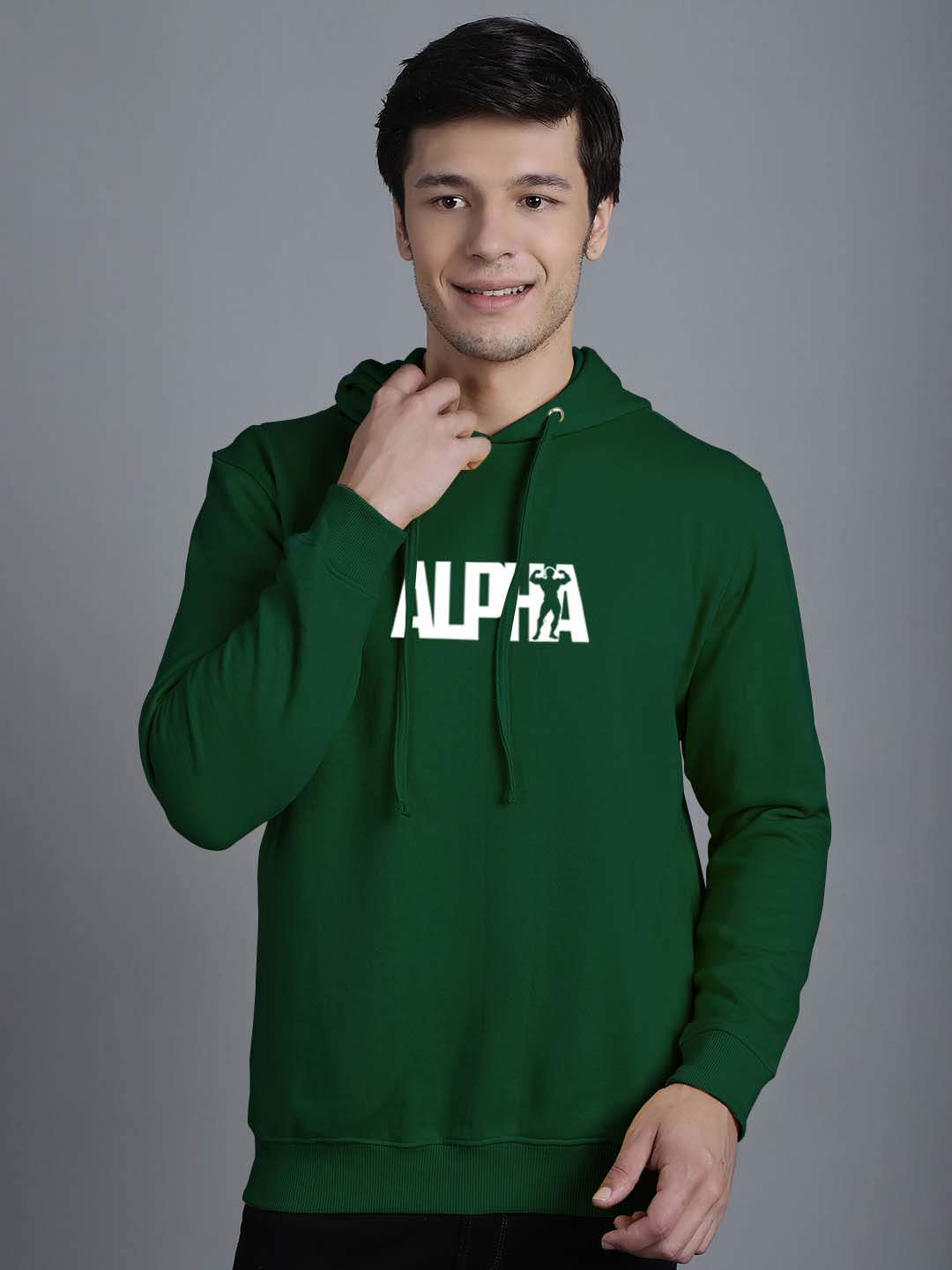 Men's Alpha Full Sleeves Hoody T-Shirt - Friskers