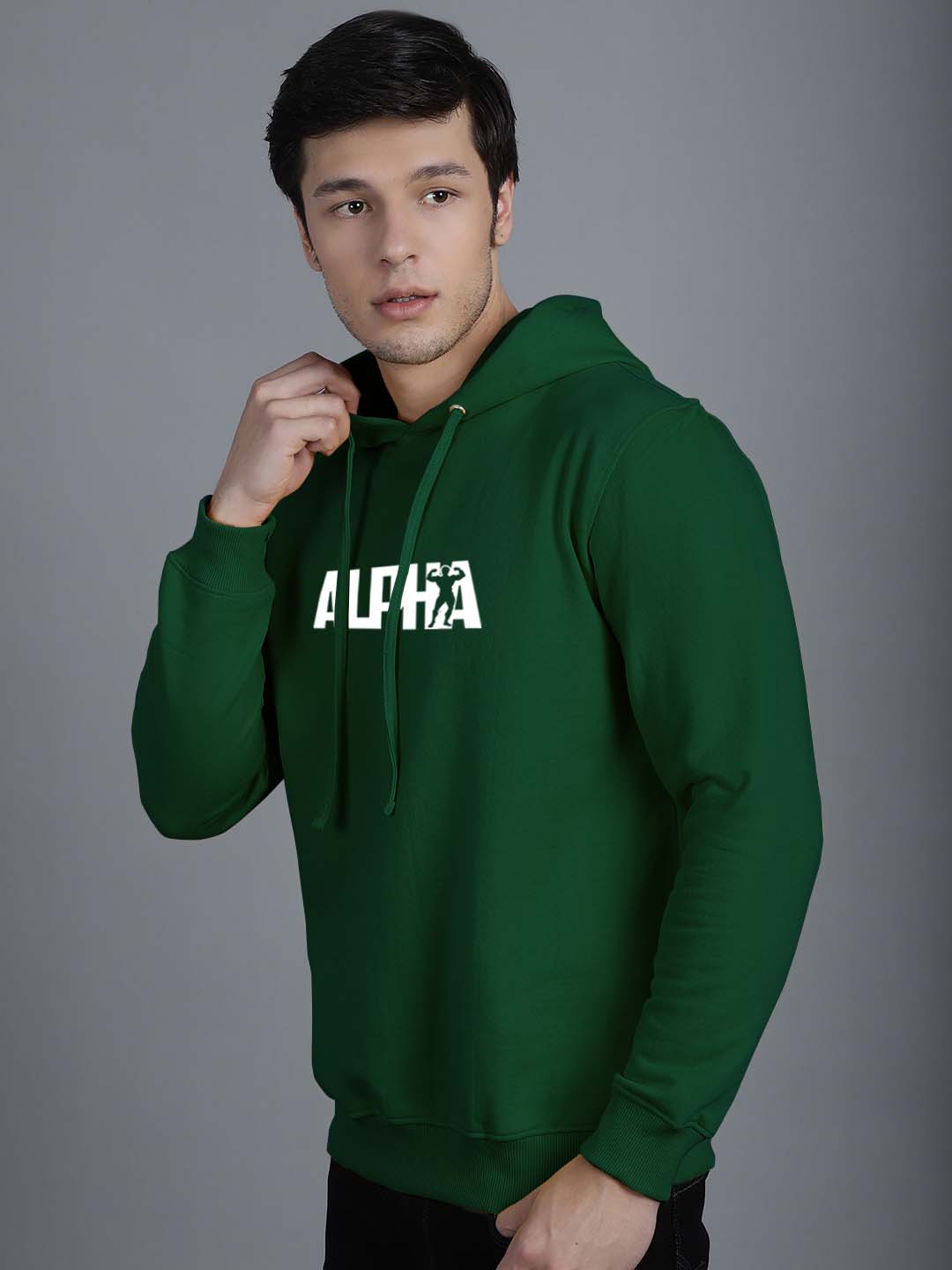 Men's Alpha Full Sleeves Hoody T-Shirt - Friskers