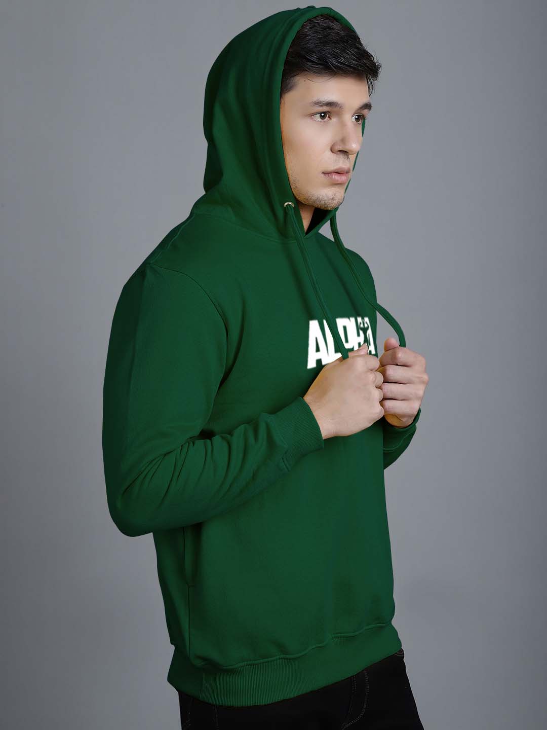 Men's Alpha Full Sleeves Hoody T-Shirt - Friskers