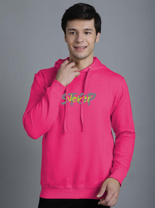 Men's Never Stop Full Sleeves Hoody T-Shirt - Friskers