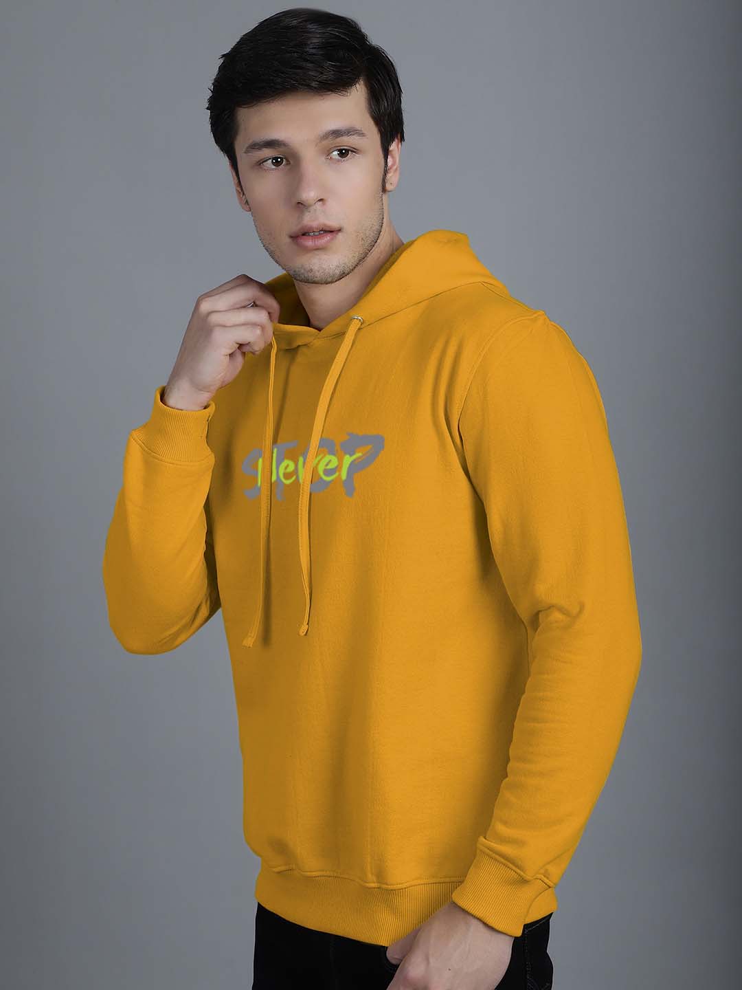 Men's Never Stop Full Sleeves Hoody T-Shirt - Friskers