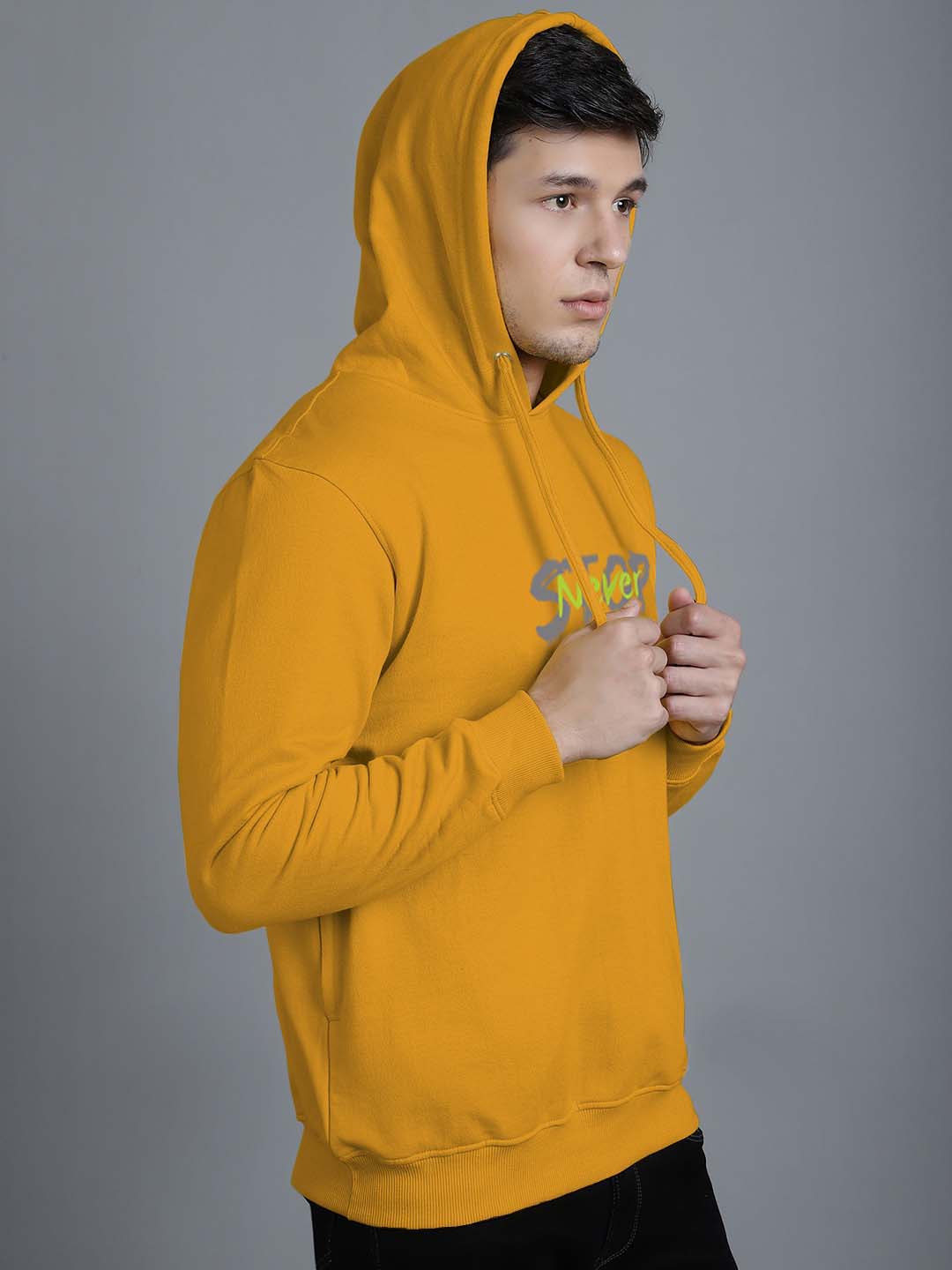 Men's Never Stop Full Sleeves Hoody T-Shirt - Friskers