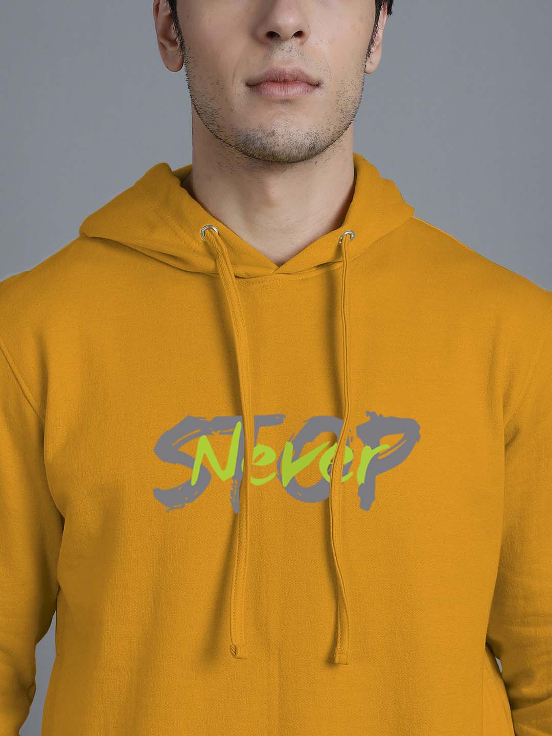 Men's Never Stop Full Sleeves Hoody T-Shirt - Friskers