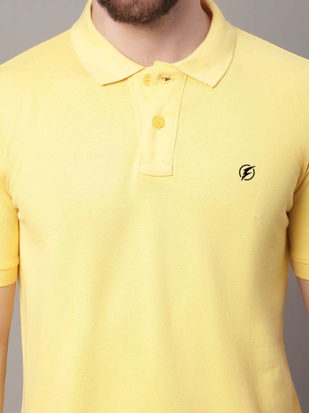 Men's Pack Of 2 Half Sleeves Solid Polo T-shirt - Friskers