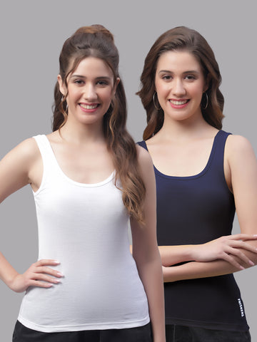 Women Pack Of 2 Regular Tank Top - Friskers