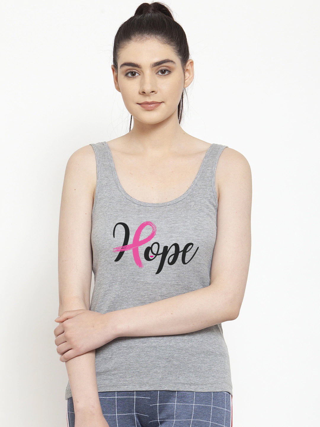 Women Hope Pure cotton Printed Top Vest - Friskers