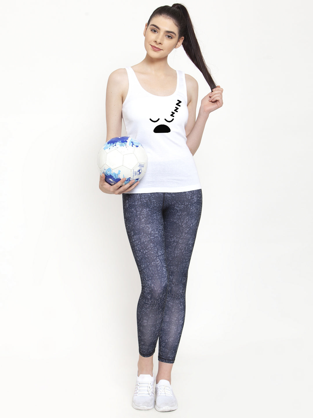 Women Sleey Mode Pure cotton Printed Top Vest - Friskers