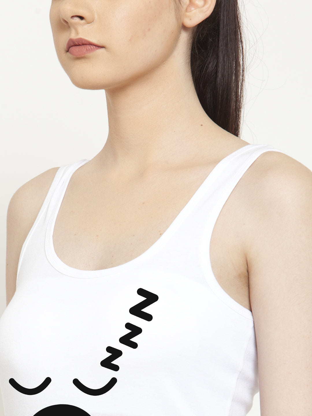 Women Sleey Mode Pure cotton Printed Top Vest - Friskers