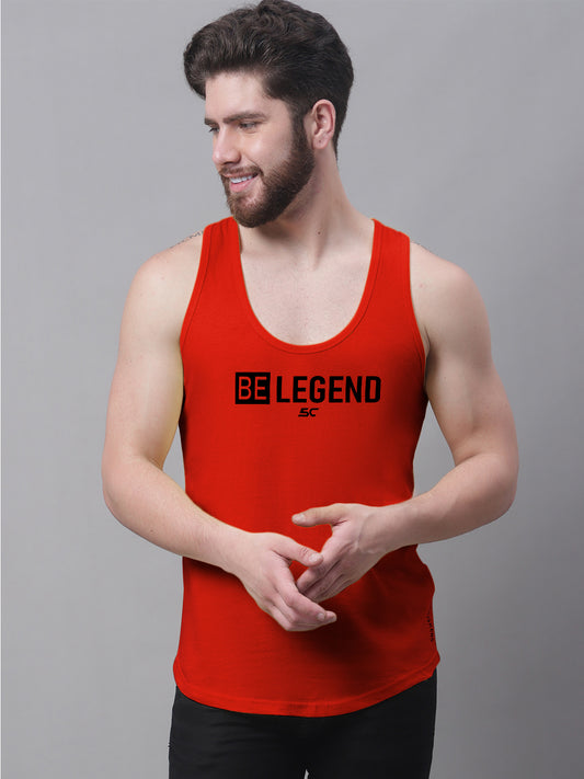 Men's Be Legend Pure Cotton Gym Vest - Friskers