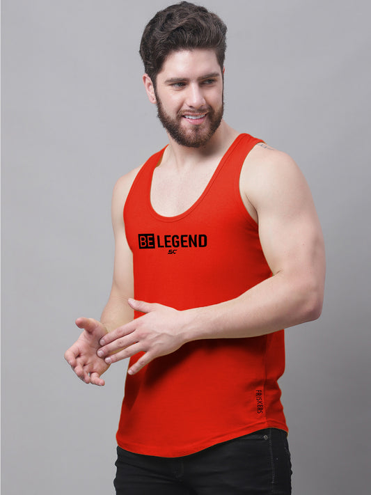Men's Be Legend Pure Cotton Gym Vest - Friskers