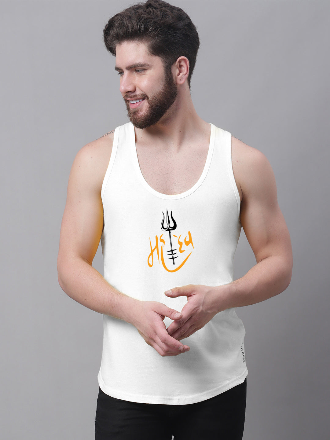 Men's Mahadev Pure Cotton Gym Vest - Friskers