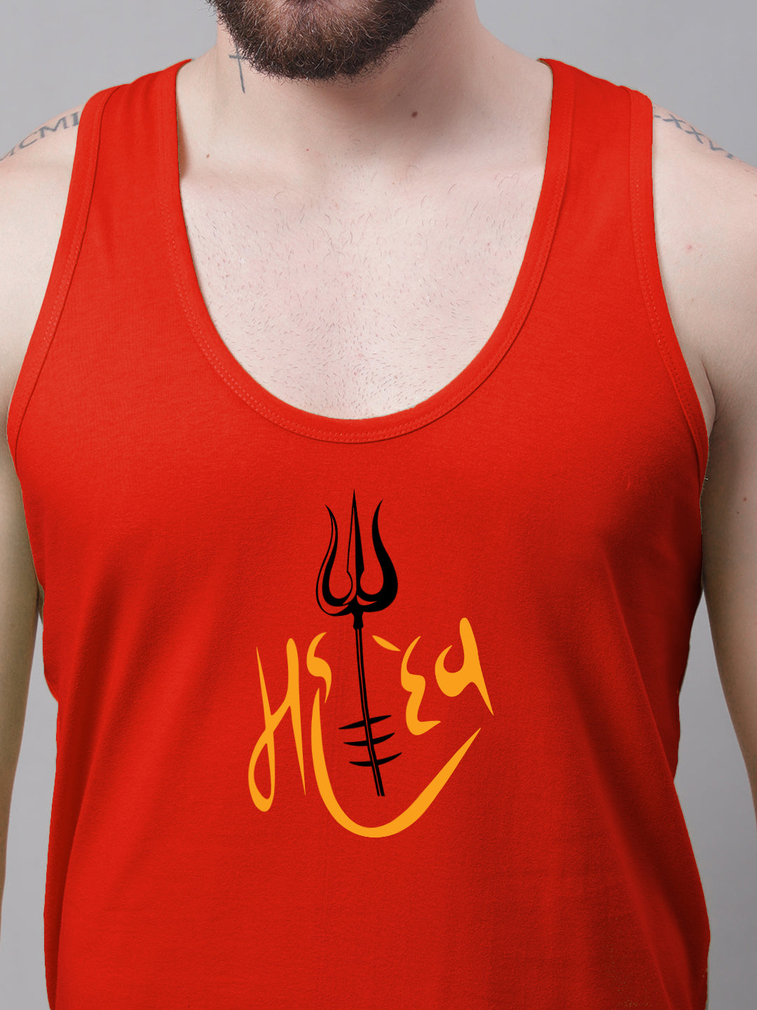 Men's Mahadev Pure Cotton Gym Vest - Friskers