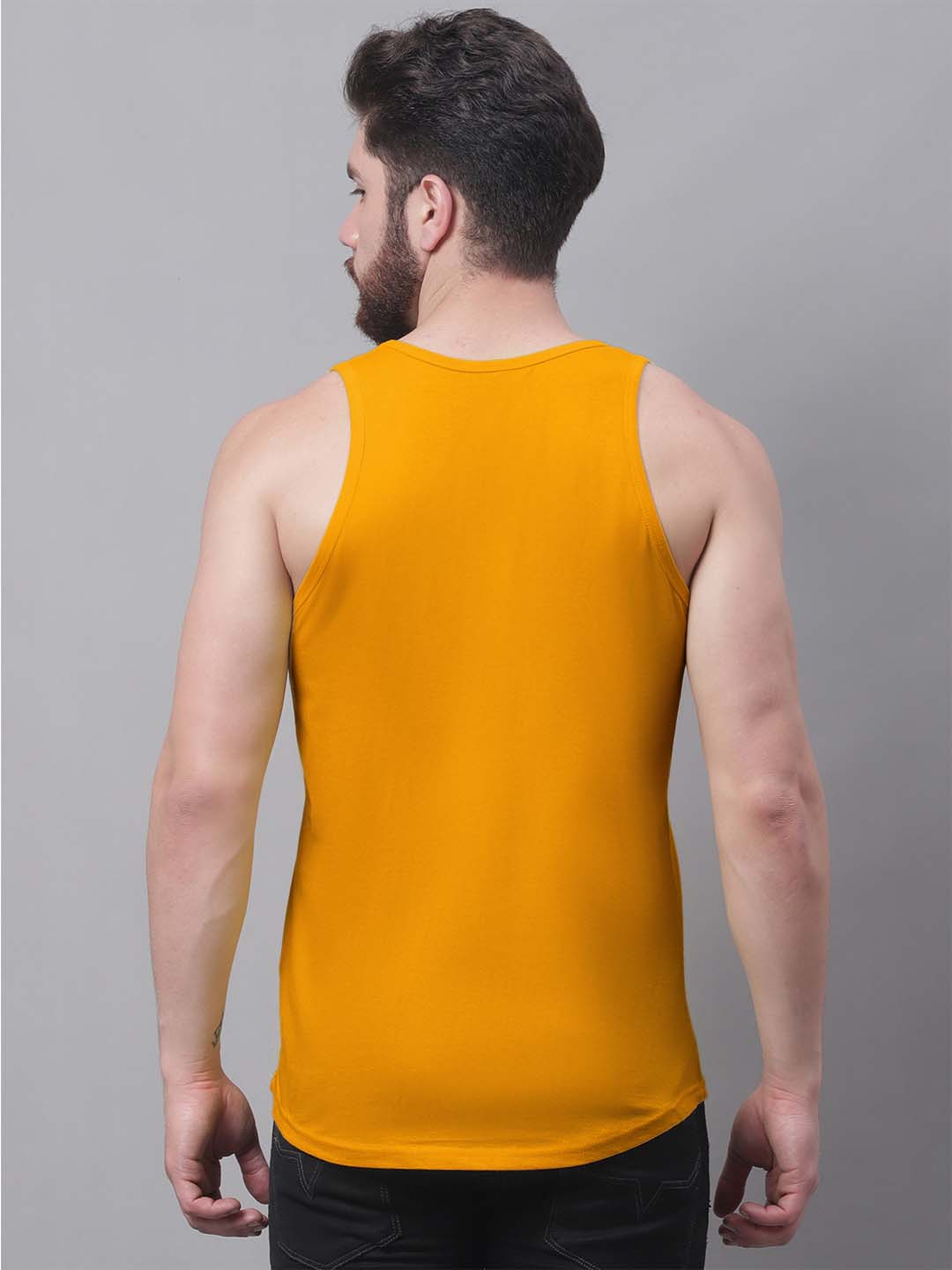 Men's King printed Pure Cotton Gym Vest - Friskers