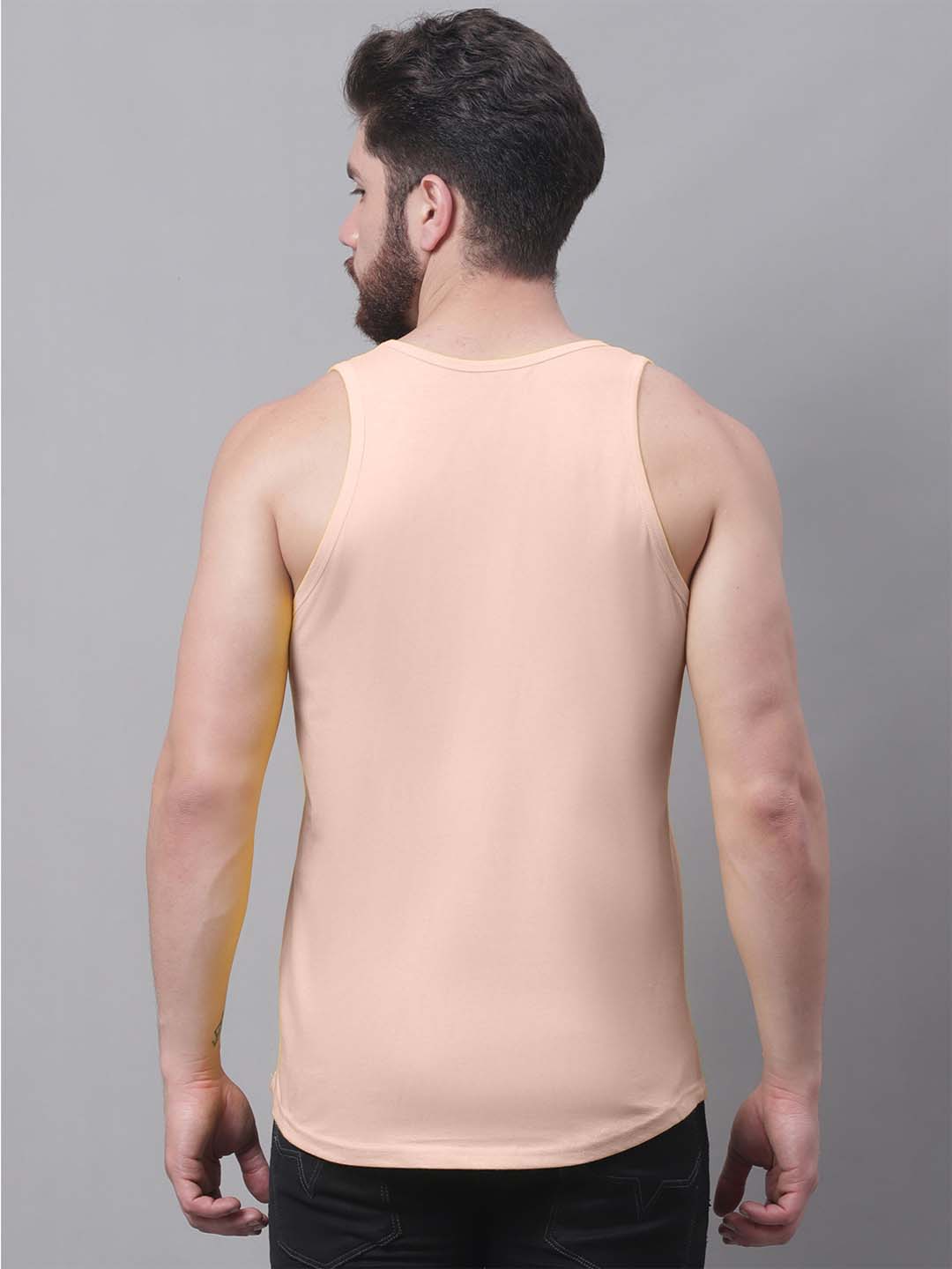 Men's King printed Pure Cotton Gym Vest - Friskers