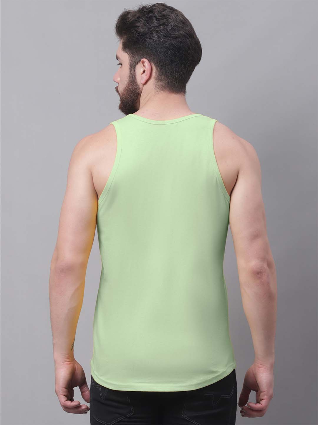 Men's King printed Pure Cotton Gym Vest - Friskers