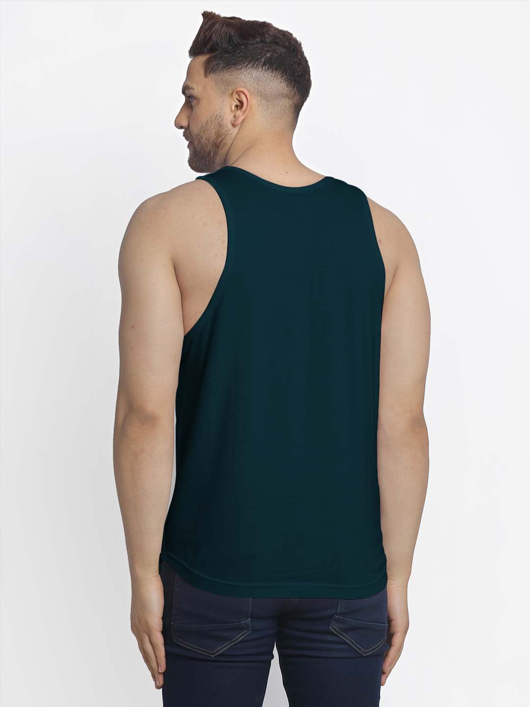 Mens's Hope Printed Innerwear Gym Vest - Friskers