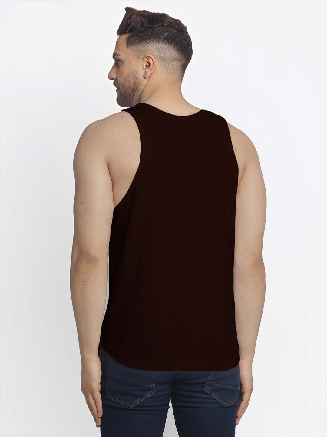 Mens's Hope Printed Innerwear Gym Vest - Friskers