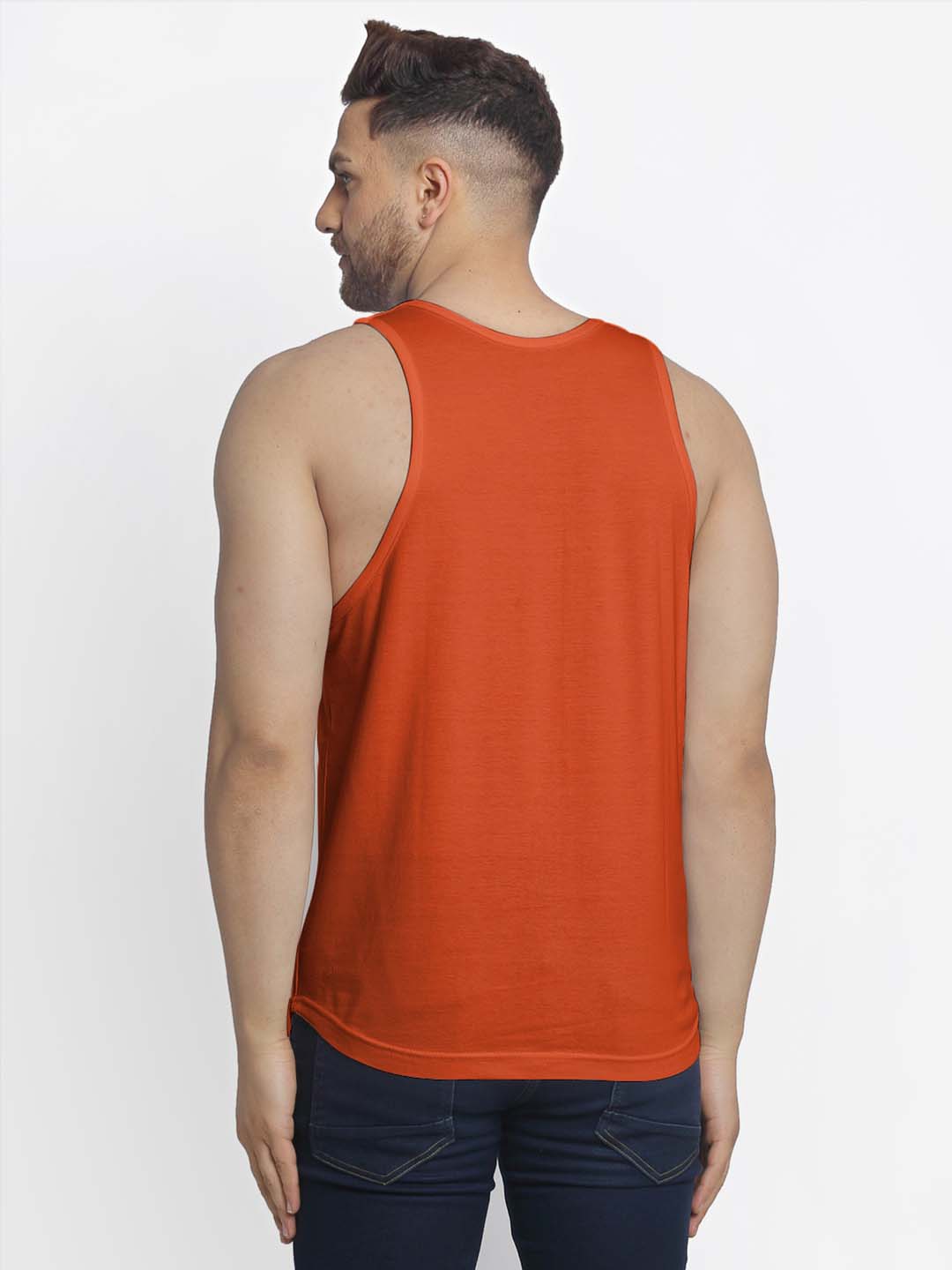 Mens's Hope Printed Innerwear Gym Vest - Friskers