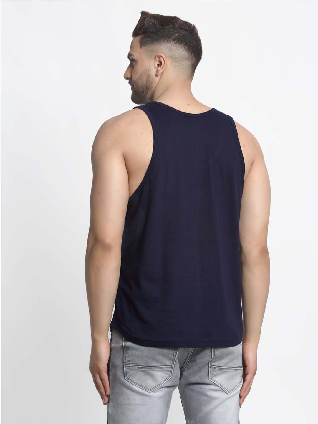 Mens's Hope Printed Innerwear Gym Vest - Friskers