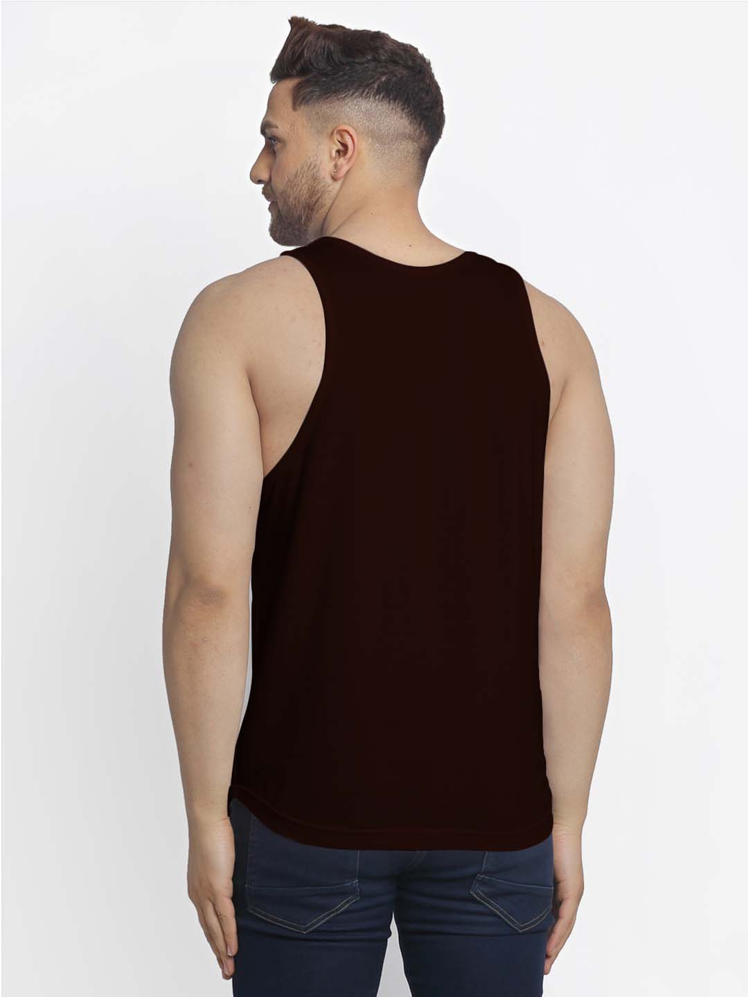 Mens's Hope Printed Innerwear Gym Vest - Friskers